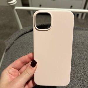 Light Pink Silicone IPhone 14 Plus case